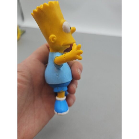 Vintage The Simpson's Bart Simpson Bendable Rubber Figure Toy Jesco 1990 - Picture 6 of 12